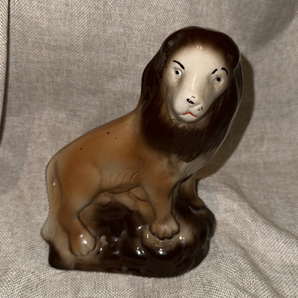 Brazil made lion figure